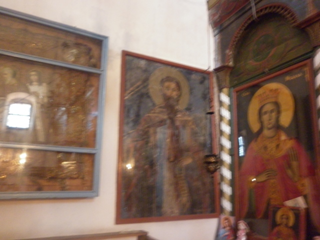 Freska Sveti Naum- Sveti Georgij Drmeni