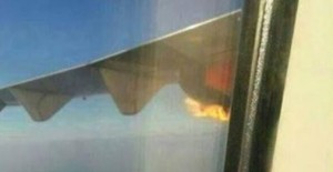 avion zapalen