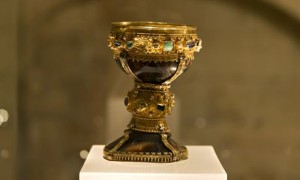 The goblet in the Basilica of San Isidoro in León, northern Spain