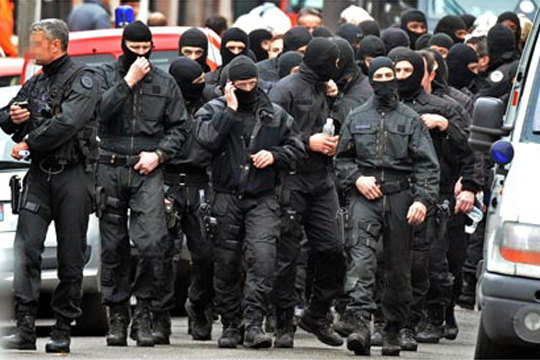 Special forces after the seige in Toulouse came to an end