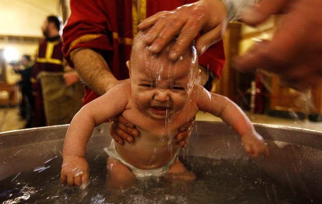 krstevanje bebe